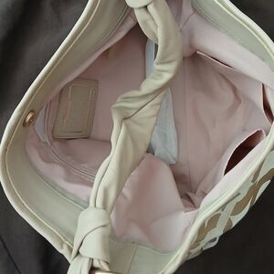 Coach Cream Shoulder Bag + baby blue/Other bags as well